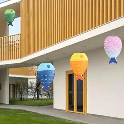 Blessing Wishing Fish Shaped Cute Candle Light Decoration Party Supplies Paper Lanterns
