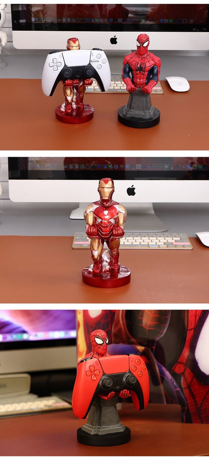 New Avengers Anime Homem-Aranha Venom Ps5 Xbox Suporte de Exposição Base Deadpool Action Figure Brinquedos Celular Ps4 Suporte Modelo Boneca