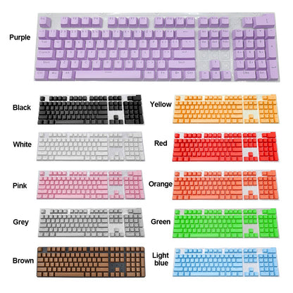 104 Teclas Universais para Teclado Mecânico Ergonômicas Teclas Vazias para Teclado Mecânico Cherry MX de Reposição Retroiluminadas