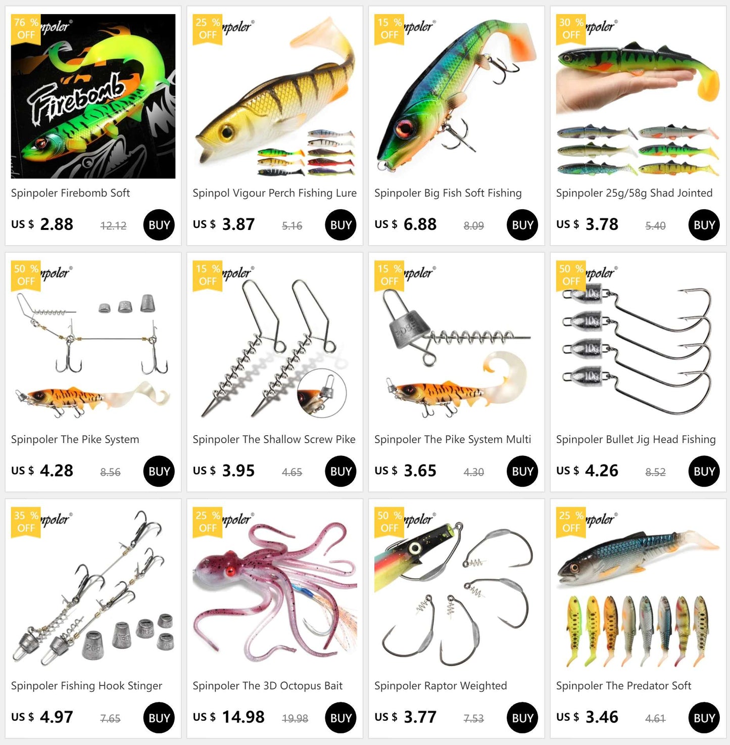 Spinpoler Big Fish Soft Fishing Lure With Stinger Rig Hook Set 14cm/18cm Jigging Trolling For Saltwater Sea Fishing Tackle Pesca