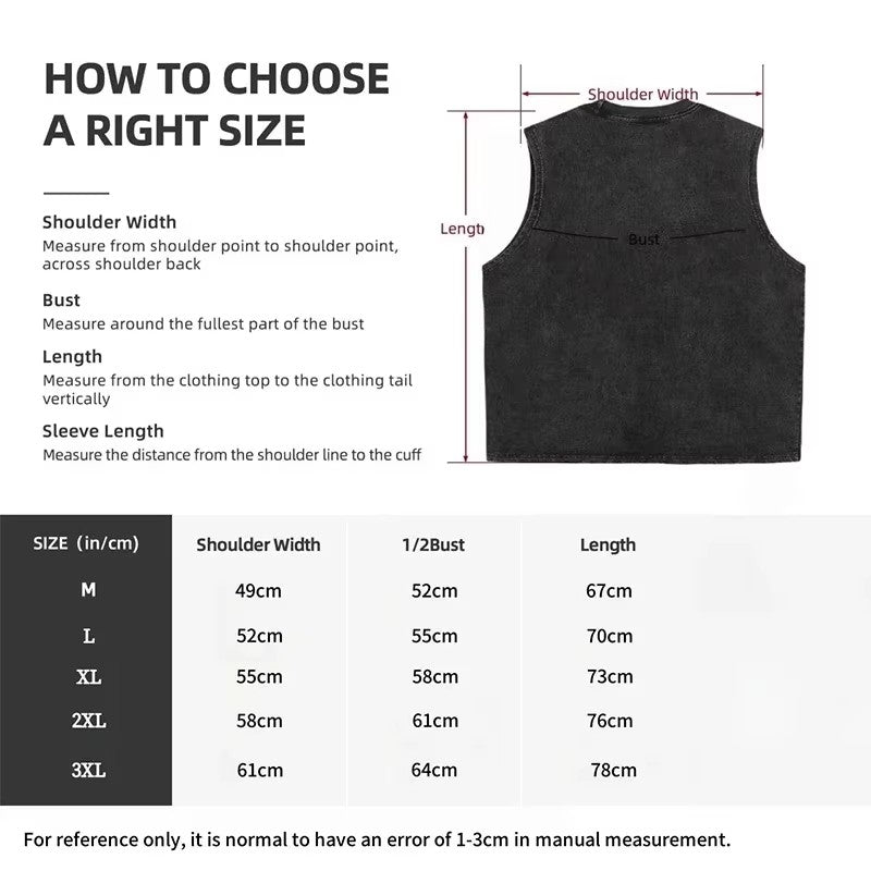 2025 Gothic Washed American Vintage Tank Tops Man Sleeveless Shirt Summer New Trendy Y2k Clothes Casual Gym Vest Oversized