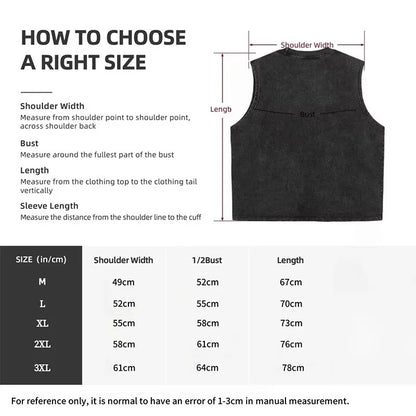 2025 Gothic Washed American Vintage Tank Tops Man Sleeveless Shirt Summer New Trendy Y2k Clothes Casual Gym Vest Oversized