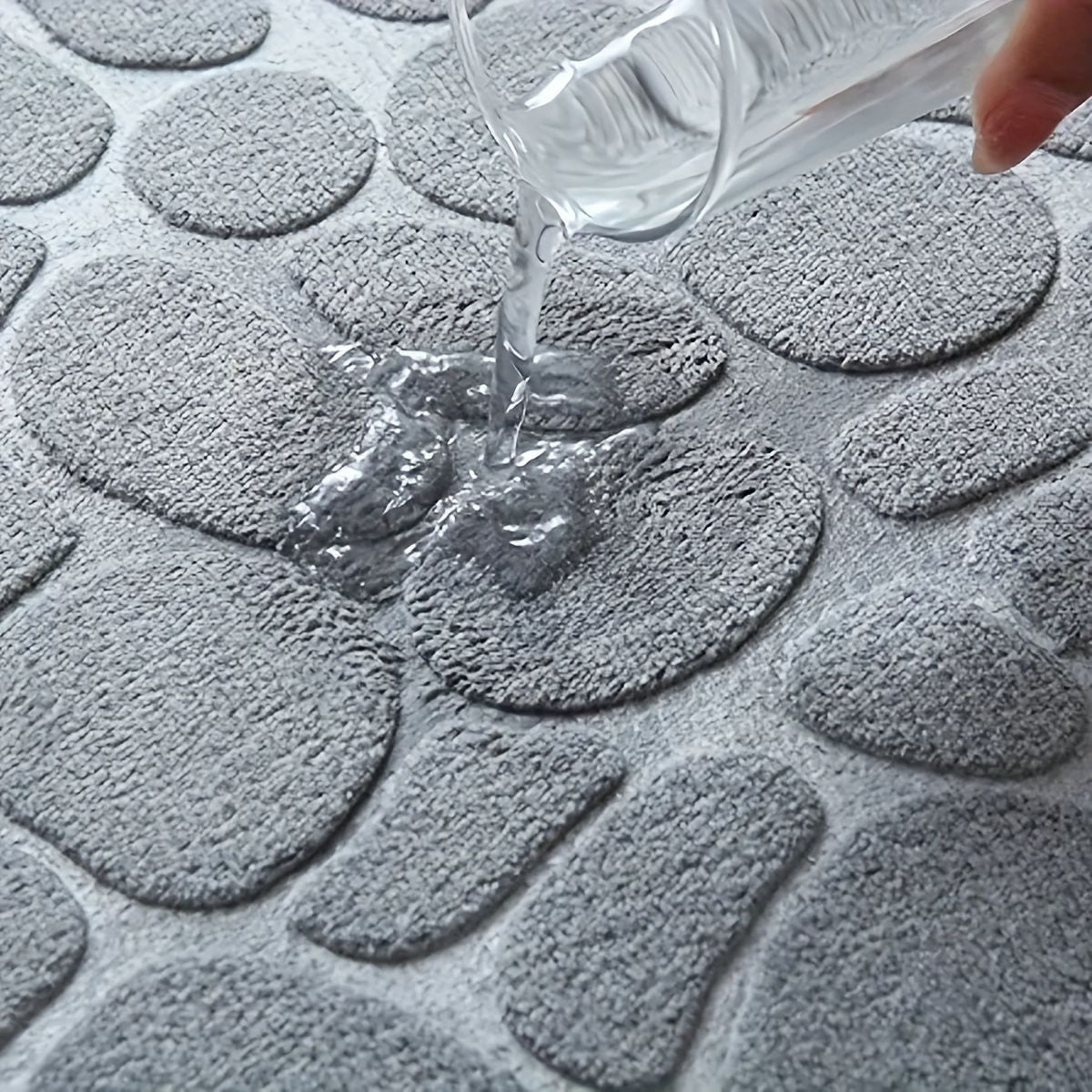 Tapete de banheiro curvo espessado para chuveiro, tapete absorvente para porta, tapete antiderrapante para vaso sanitário, tapete de entrada resistente à sujeira