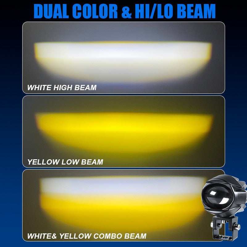 LED Motorcycle Spotlight Headlight Fog Lights Turn Signal DRL Off Road Driving Light Off Road For Truck 12V 24V Auxiliary Light