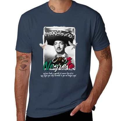black t-shirt Querido man t Jorge shirt Negrete y package plain T-Shirt Lindo tshirt T-Shirt man for graphic cotton Mexico