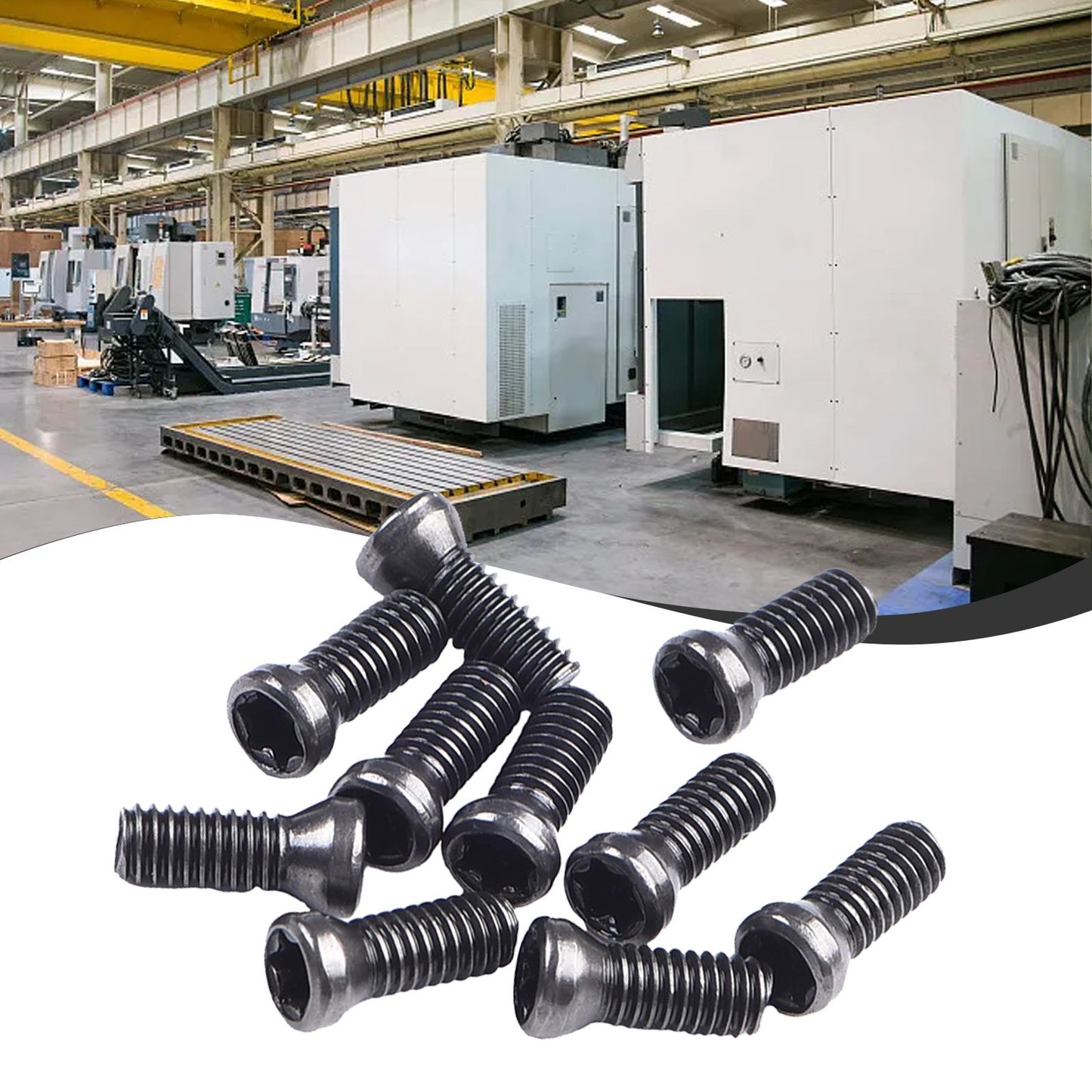10 Peças Parafusos Torx M2.5 M3.5 Para Substituir Pastilhas de Metal Duro Ferramentas de Torno CNC Oficina Ferramentas Manuais Suprimentos