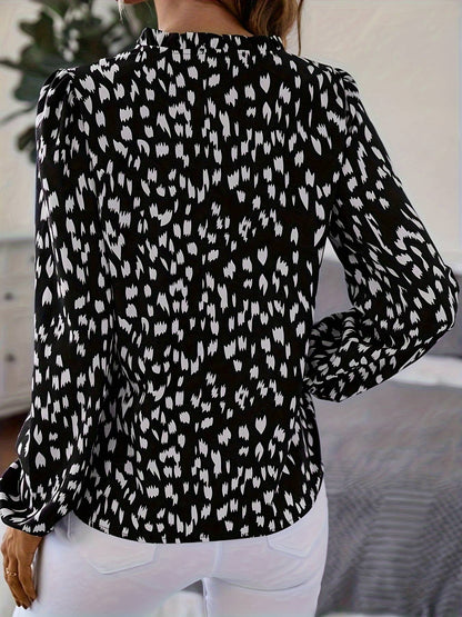 Women's plus size shirt summer chic elegant shirt casual women's fashionable shirt