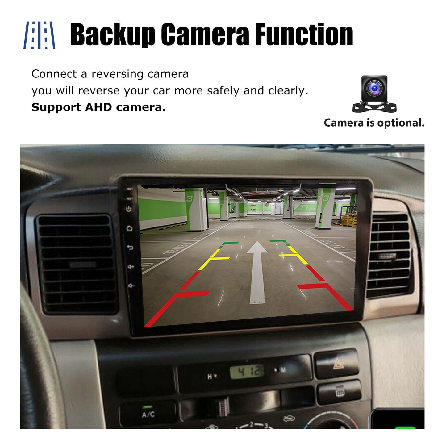 Rádio Automotivo 9" Android 14 Para Toyota Corolla E120 EX 2000 2001 2002 2003 2004 2Din Player Multimídia GPS Navi Central Multimídia WIFI