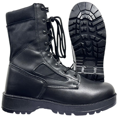 Novas Botas Táticas de Combate Masculinas de Couro para Homens, Botas Masculinas Respiráveis de Cano Curto para Caminhada ao Ar Livre e Deserto