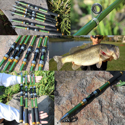 Sougayilang 1.8M-3.3M Carp Fishing Rod Cost-effective FRP Material Fishing Pole Maximum Load 8kg Telescopic Fishing Rod Pesca