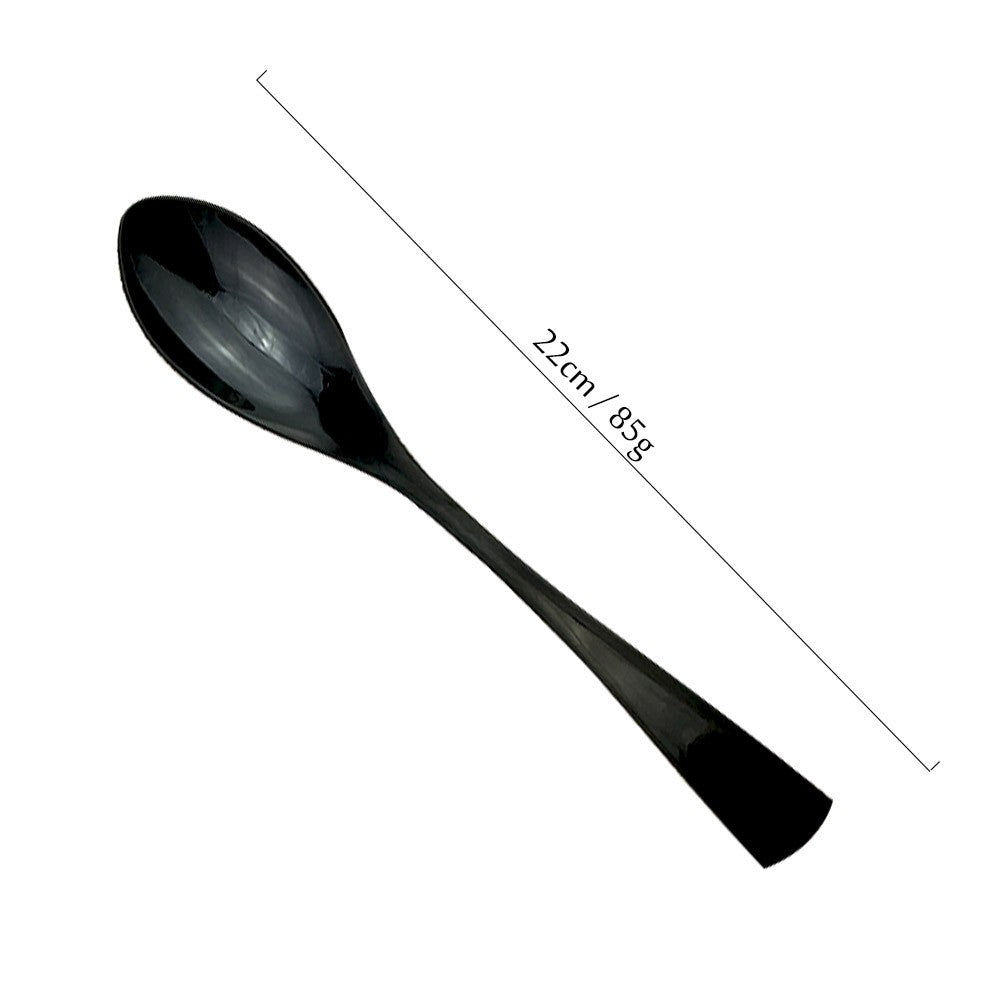 JANKNG Conjunto de Talheres Preto 1 Peça Aço Inoxidável 18/10 Ocidental Talheres de Mesa Garfo Faca de Bife Manteiga Jantar