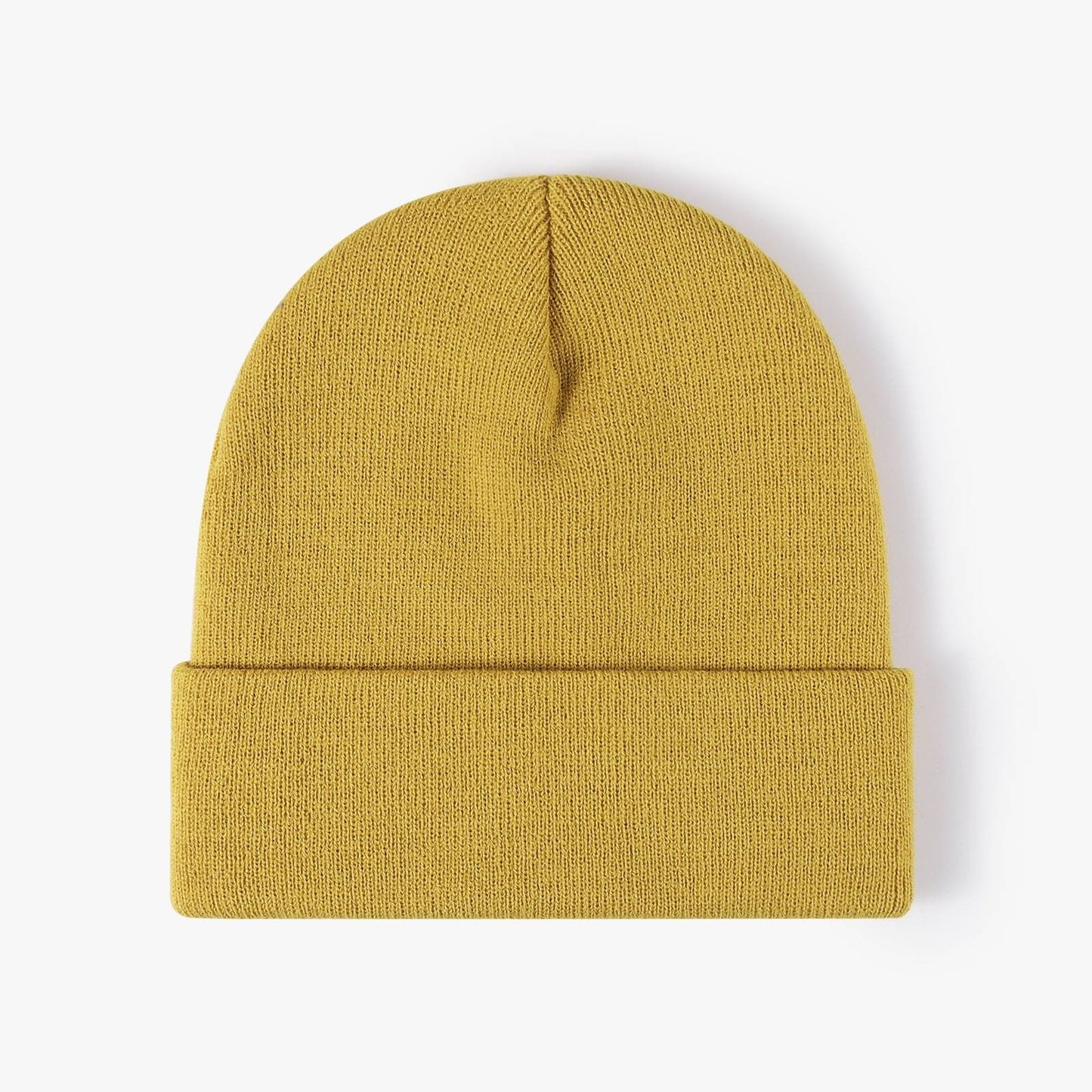 Customized Printed Logo Winter Knitted Keep Warm Cold Cap Unisex Solid Color Hip Hop Crochet Skull Beanie Hats