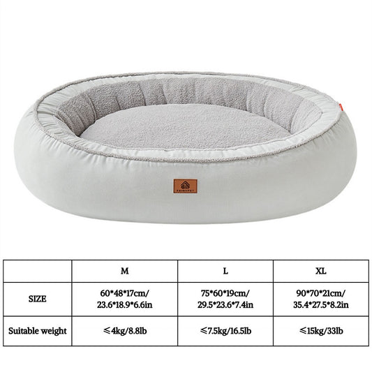Cama para Cães Pequenos e Médios - Camas Laváveis para Cães Peludas, Camas de Inverno para Animais de Estimação com Zíper Removível