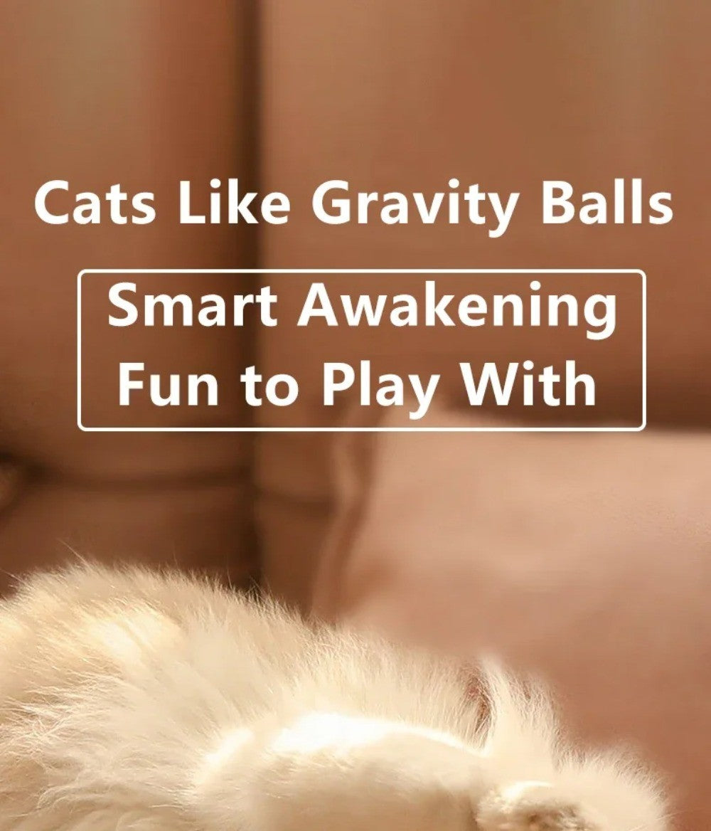Brinquedo para Gato Bola Interativa Inteligente para Pets Brinquedos para Gatos Internos Bola Mágica de Rolamento Automático Brinquedo Eletrônico Interativo Acessórios para Gatos