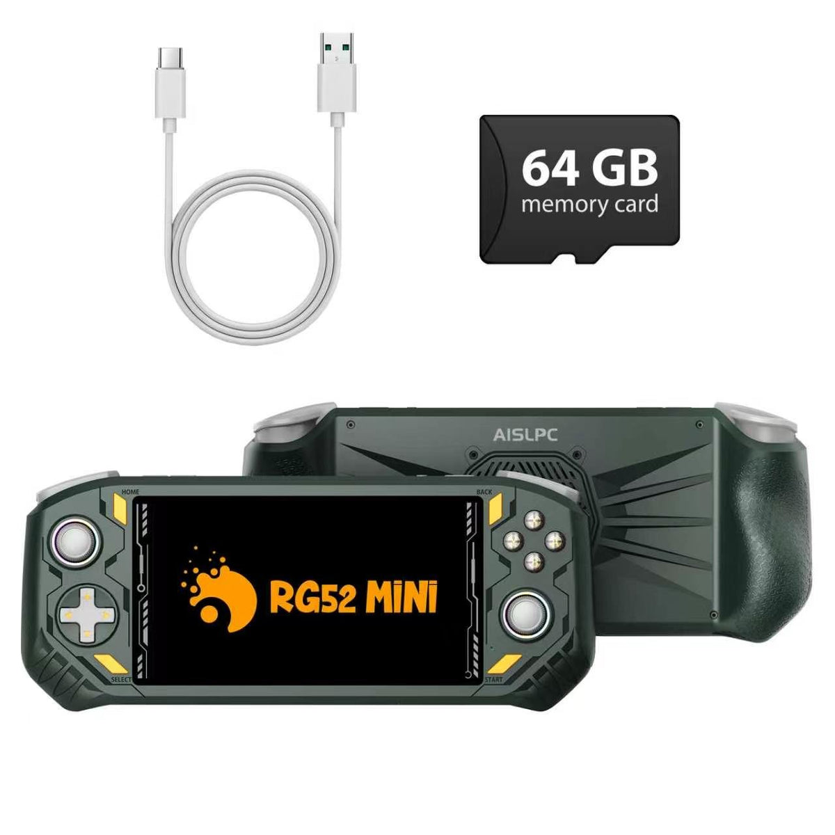 RG52 Mini Retro Handheld Game Console EmuELEC System 22000+ Games WIFI 5.5 Inch IPS Screen Video Player Game Console Boy Gifts