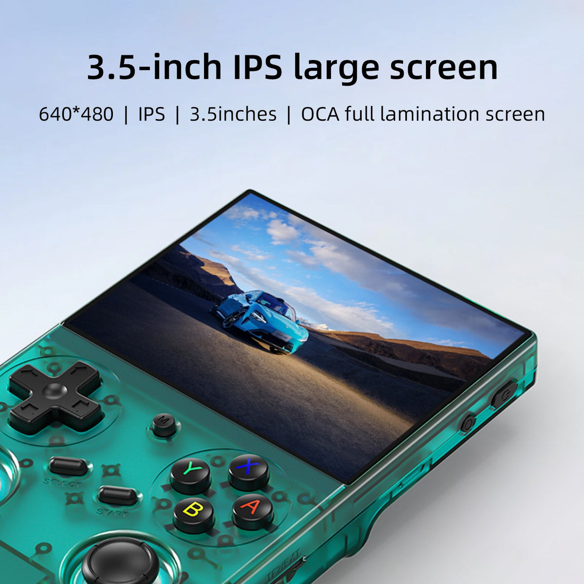 ANBERNIC RG35XX PRO Vertical Retro Gaming Console 3.5" IPS OCA Screen Linux 64-bit True Dual Joysticks Vibration Motor RixelHK