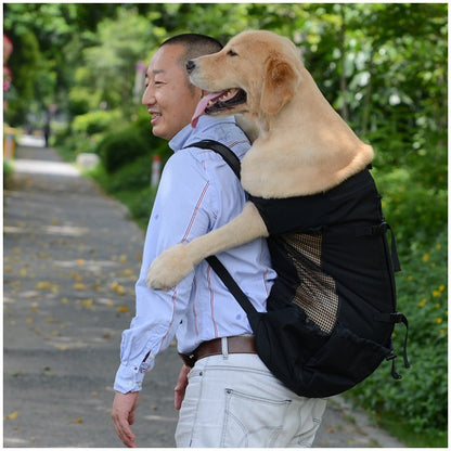 Mochila de Transporte para Cães de Estimação para Caminhada, Viagem, Ventilação Externa, Respirável, Bicicleta, Motocicleta, Esportes ao Ar Livre, Bolsa de Malha, Drop Shipping