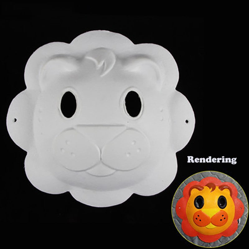 Costume Party Mask 12 Styles Party Mask Decoration White Paper Mask Paper Masquerade Party Accessory For Decoration Draw
