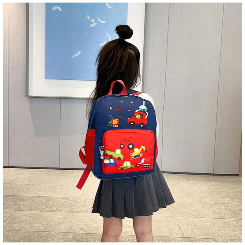 MILANCEL Nova Bolsa Infantil para Meninos Desenho Animado Crianças Fofo Jardim de Infância Mochila Carro Meninas 2 Cores Bolsa de Ombro