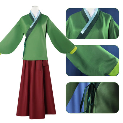 2025 New Maomao Cosplay Jinshi Apothecary Kusuriya No Hitorigoto Wig Hanfu Uniform Kimono Headress Hairpin Halloween Costume