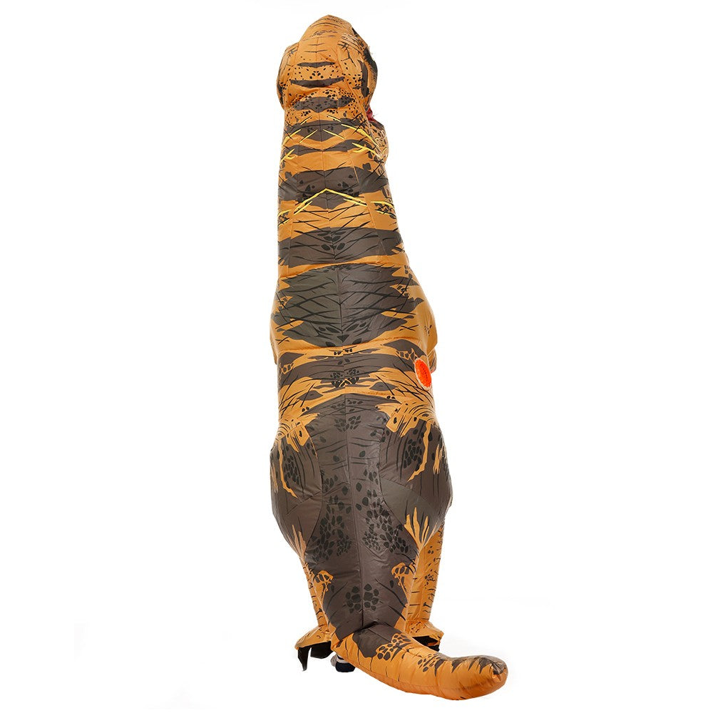Adult Kids Inflatable Dinosaur Costume T-Rex Cosplay Party Anime Fancy Dress Suit Halloween Costumes for Man Woman