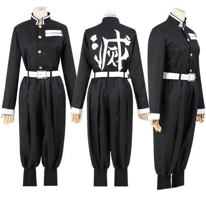 Kids Demon Slayer Cosplay Nezuko Agatsuma Zenitsu Kochou Shinobu Cosplay Costume Kimono Suit Kimetsu No Yaiba Halloween Clothing