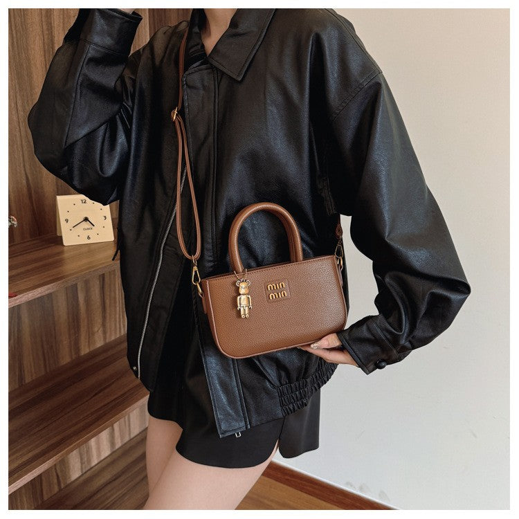 2025 New Trendy Women's Small Square Bag Minimalist Luxury Shoulder Bag for Mobile Phone Girl Fashion Crossbody Pouch Purse