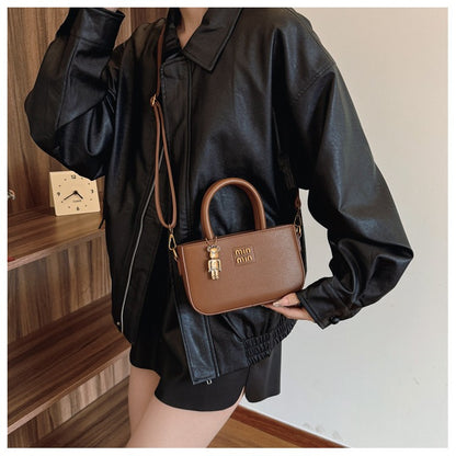 2025 New Trendy Women's Small Square Bag Minimalist Luxury Shoulder Bag for Mobile Phone Girl Fashion Crossbody Pouch Purse