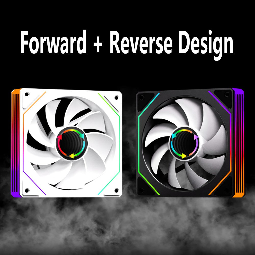 PRISM 7 PRO Computer Case Fan 120mm ARGB 4-Pin PWM Silent Cooling Fan 12V High Airflow 58.36CFM/800-1800RPM