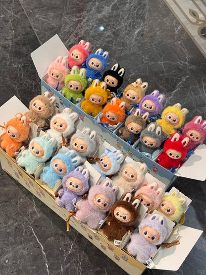 Hot Genuine POPMART The Monsters Labubu V4 Pin For Love Series Vinyl Plush Blind Box Cute Bag Pendant Gift Keychain Mystery Box