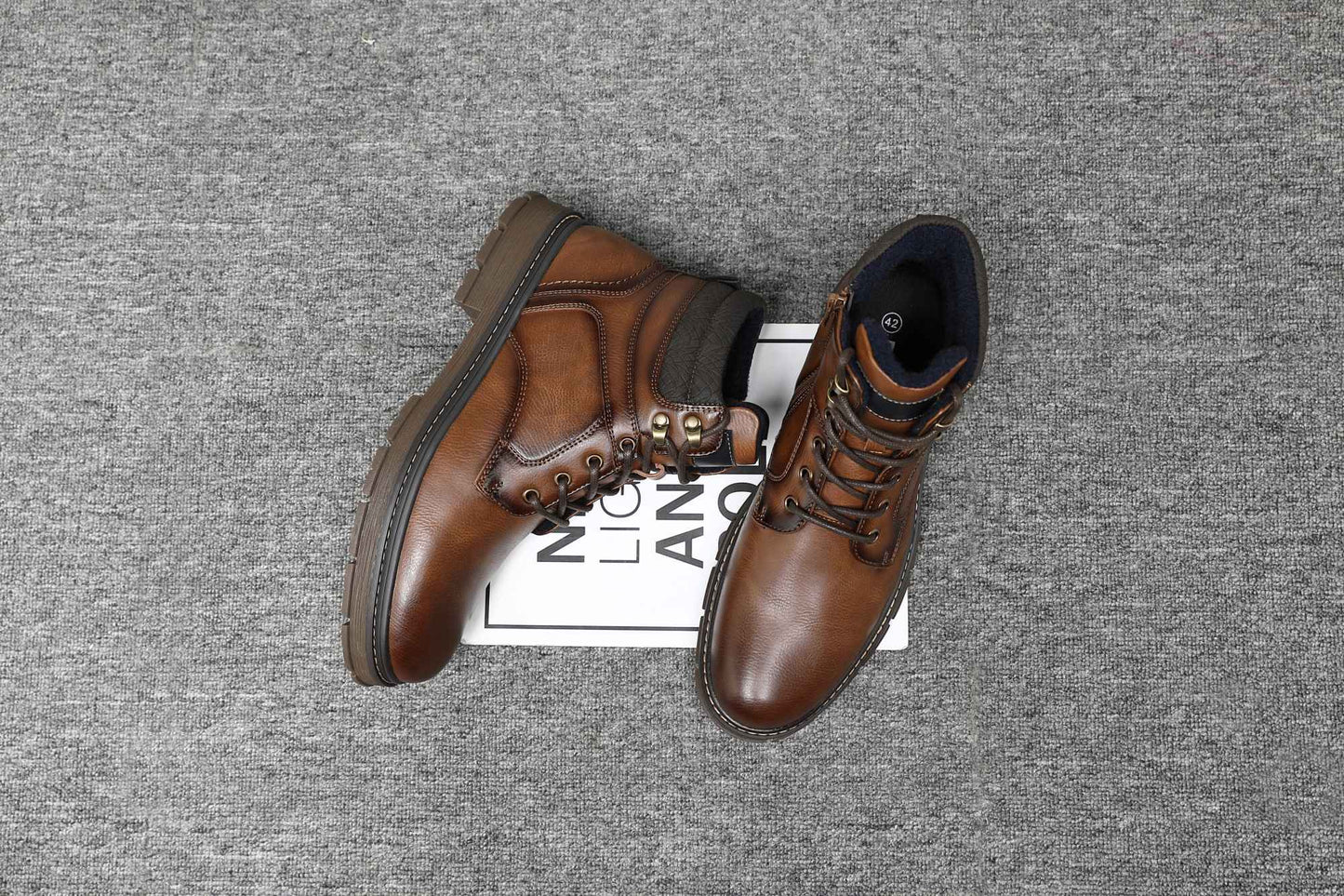 BHKH Botas Masculinas de Inverno da Moda botins Zíper Cadarço Botas de Tornozelo Sapatos Sociais Vintage de Negócios Sapatos Casuais de Couro Para Homens