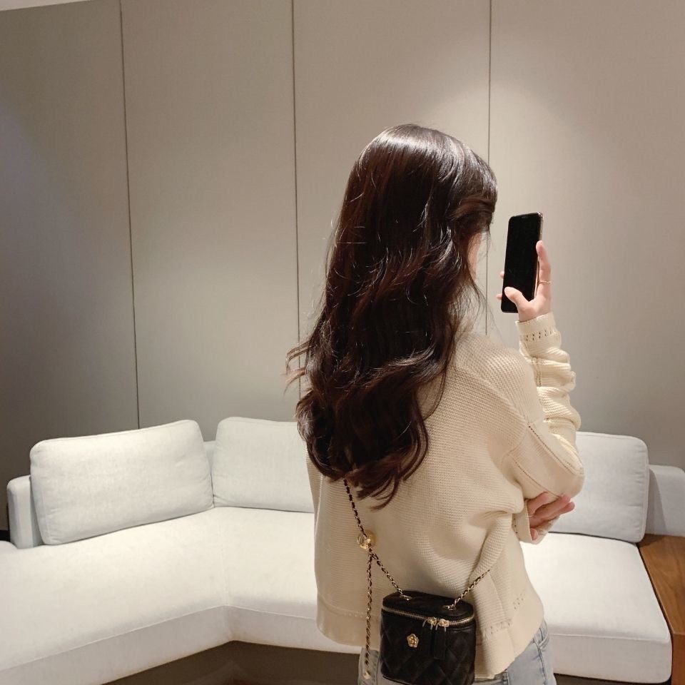 New Mini Quilted Chain Diamond Checkered Women's Crossbody Bag Fashion Mini Handbag  PU Leather Woman's One-shoulder Small Bag