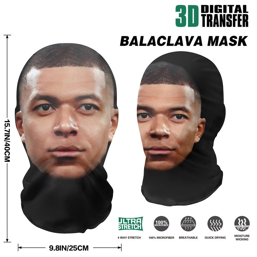 Full Face Mask Celebrity Ball-game Star Face Mask Simulation kanye Shiesty Mesh Mask For Men Party Supplies Cosplay Props NoveL