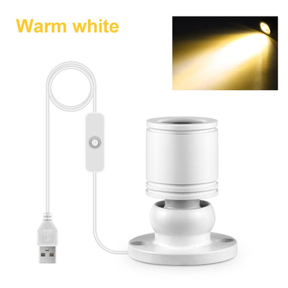 Colorful Led Spotlight USB 5V Mini Ceiling Spot 1W Showcase Pattern Showcase Light Room Decor