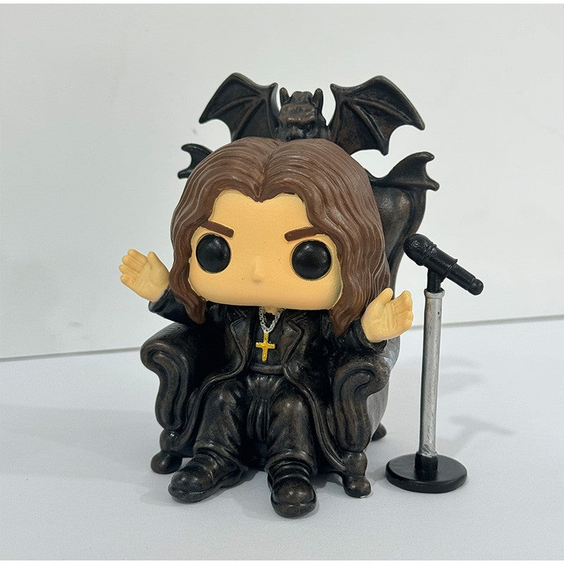 Ozzy Osborne Figure Thank You Ozzy The Final Show Resin Duck Doll Ornaments Desktop Decoration Cute Doll Fans Souvenir Gift