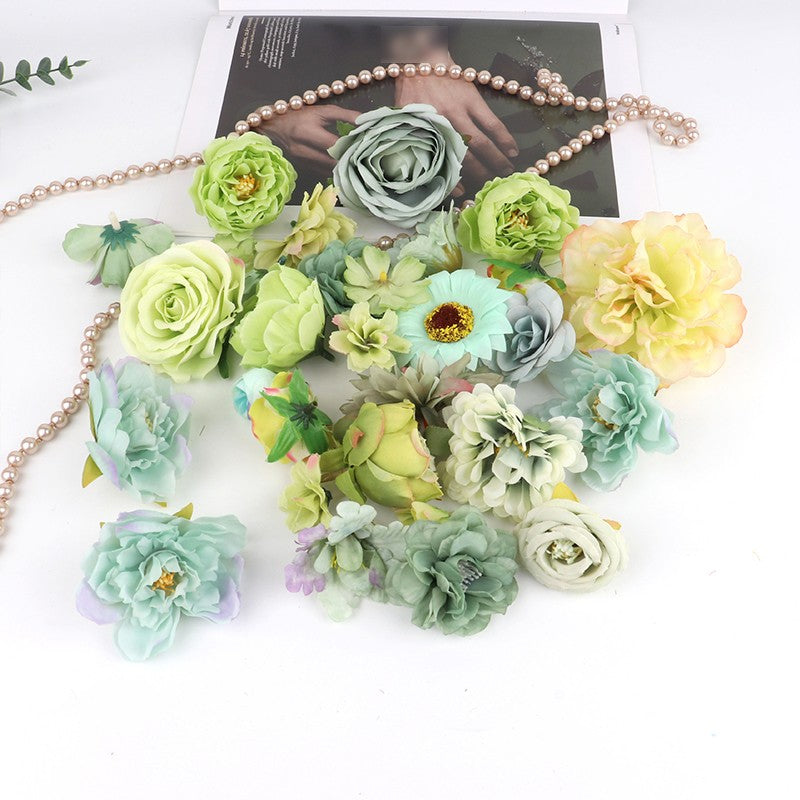 20Pcs Artificial Floating flower Curtain Wedding Couple Photo  Decorations DIY Floral Design Craft Supplies Home Party Decor