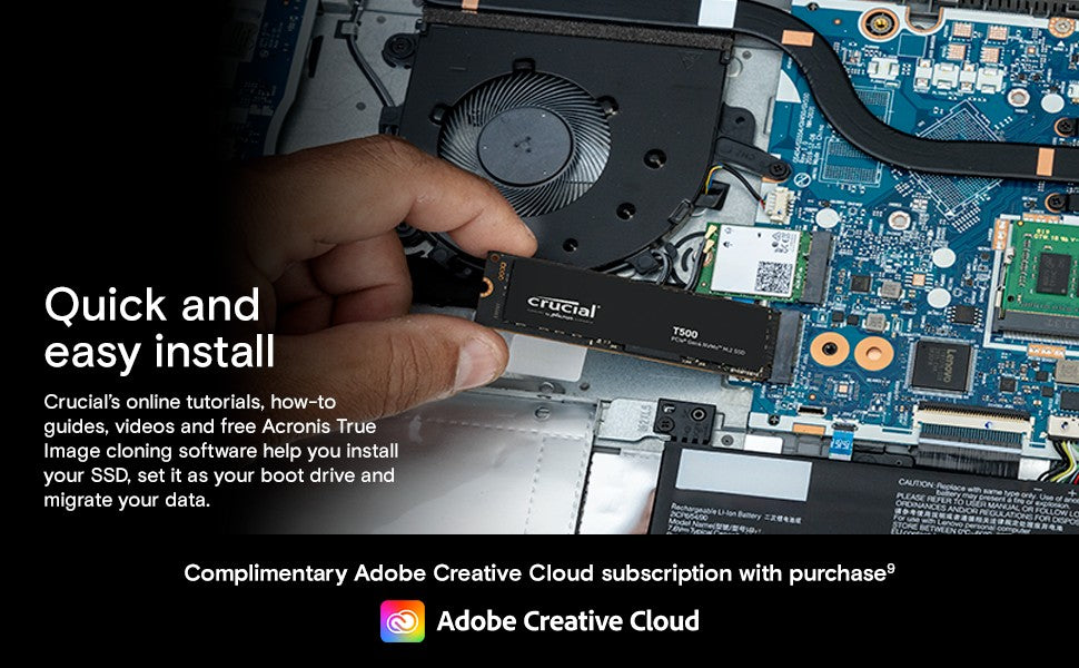 Crucial P3 Plus 1TB 2TB PCIe Gen4 NVMe M.2 SSD Interno (Pacote OEM) & Crucial NVME 2280 P310 1TB SSD & Crucial T500 1TB