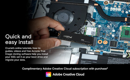 Crucial P3 Plus 1TB 2TB PCIe Gen4 NVMe M.2 SSD Interno (Pacote OEM) & Crucial NVME 2280 P310 1TB SSD & Crucial T500 1TB