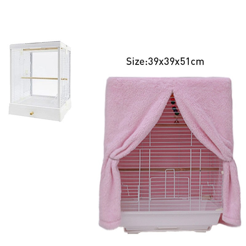 Capa Para Gaiola De Pássaros De Inverno Quente Respirável À Prova De Respingo Grande Capa Para Gaiola De Pássaros Sombra Protetora Para Gaiola De Papagaio Produtos Para Pássaros