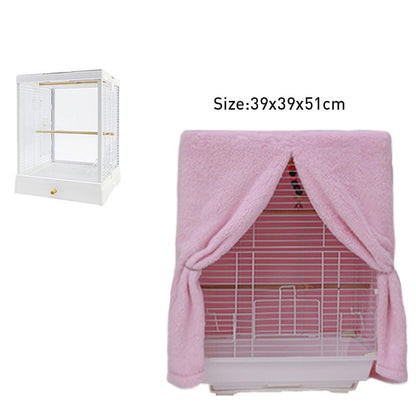 Capa Para Gaiola De Pássaros De Inverno Quente Respirável À Prova De Respingo Grande Capa Para Gaiola De Pássaros Sombra Protetora Para Gaiola De Papagaio Produtos Para Pássaros