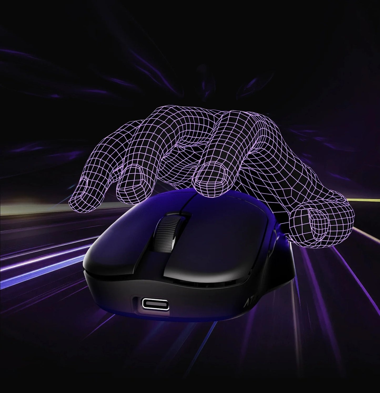 NOVO ATK BlazingSky U2/v2 EM ESTOQUE Mouse Gamer Sem Fio PAW3950 8k 3 modos Duplo 39g Leve Mouse E-sport Acessório Personalizado