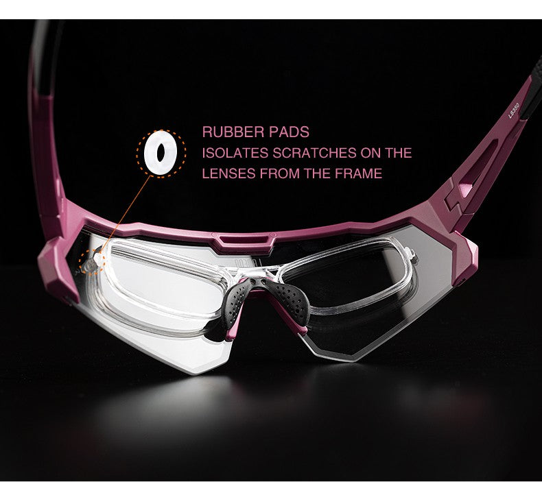 Photochromic Cycling Sunglasses Men Professional Bicycle Glasses Goggles Windproof MTB Road Bike Glasses Mountain Eyewear