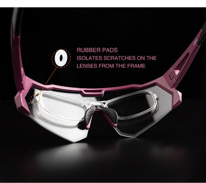 Photochromic Cycling Sunglasses Men Professional Bicycle Glasses Goggles Windproof MTB Road Bike Glasses Mountain Eyewear