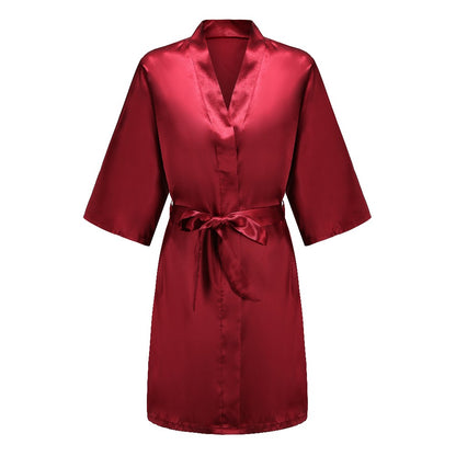 Mis15 Años Robe 15 Years Girl Birthday Party Robes Quinceanera Robe Mis XV Bathrobe Silkly Nightgown