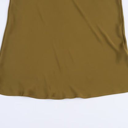 BSAY lace splice Satin dress 2025 autumn new side zip chic female French elegant long dress sexy V-neck banquet evening mujer