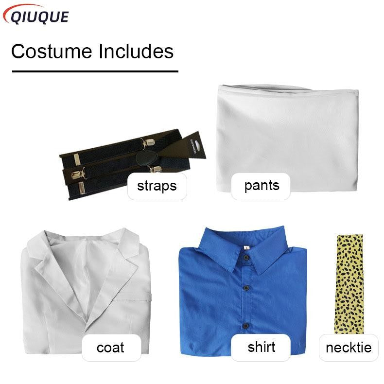 Kento Nanami Cosplay Costume Wigs Glasses Men Suit Anime Halloween Christmas Party Uniform Wig Outfit