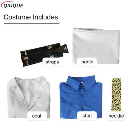 Kento Nanami Cosplay Costume Wigs Glasses Men Suit Anime Halloween Christmas Party Uniform Wig Outfit