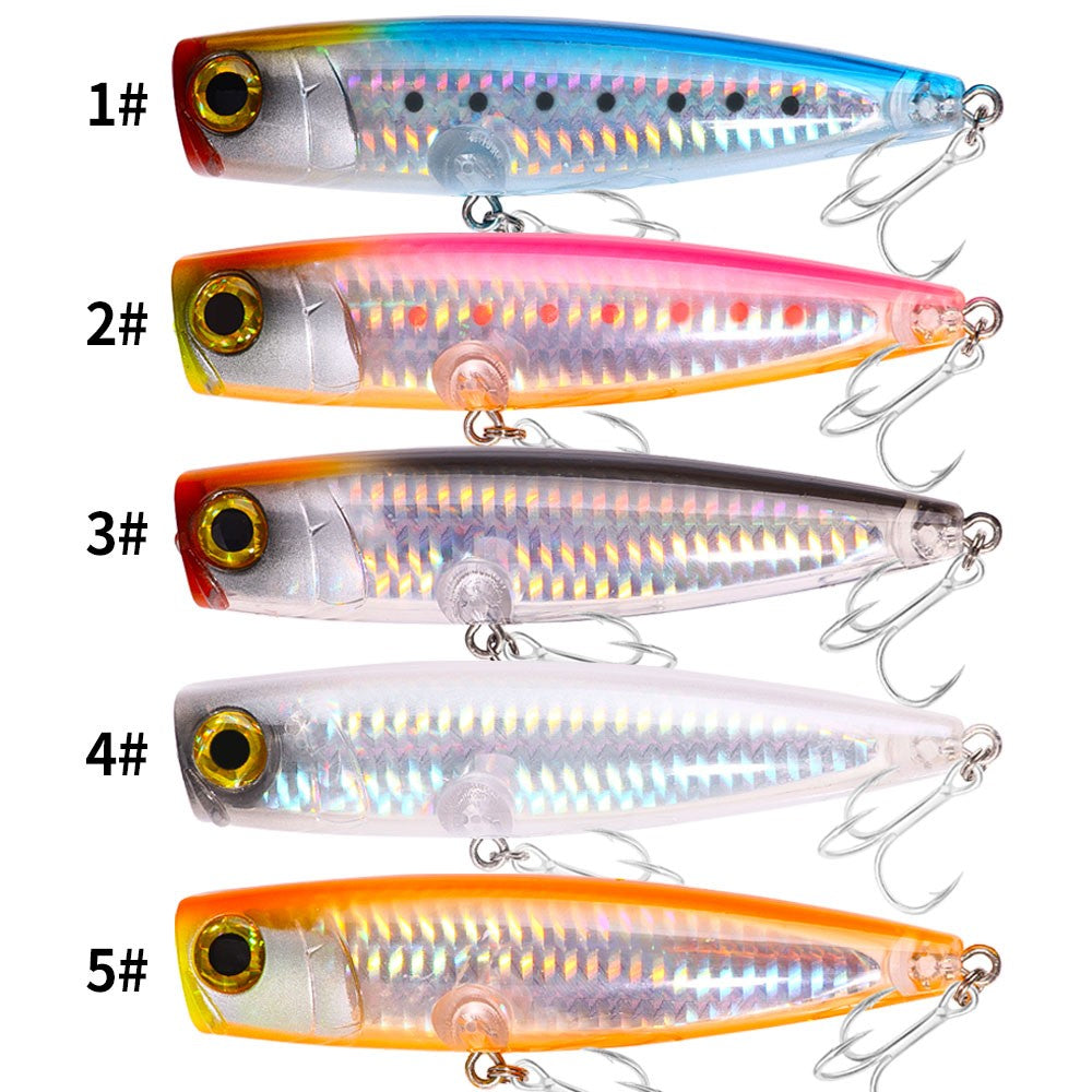 Iscas de Pesca Popper Topwater 11cm 23g 13cm 43g Pesca Boia Artificial Pesca de Baixo, Lúcio, Carpa, Wobbler, Artigos de Pesca