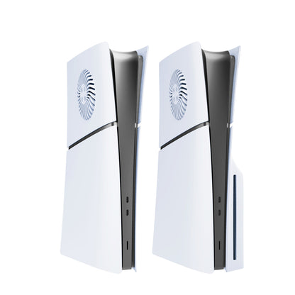 Faceplate Upper Cover Plates for PS5 Slim Console | Replacement Shell with Cooling Vents Left & Right Face Plate Side Plates