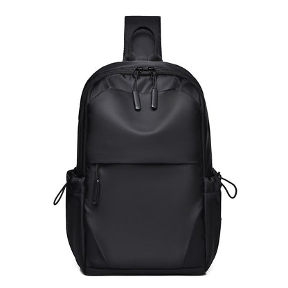 Men's Multifunctional Chest Bag with Adjustable Shoulder Straps, Suitable for Sports, Business, Travel, Commuting, Daily Outings